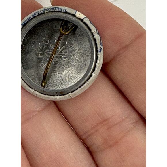 I.B. OF T.C.W. & H OF A Teamsters Union 1951 Button Pin - Meat Provisions Driver - Picture 3 of 6